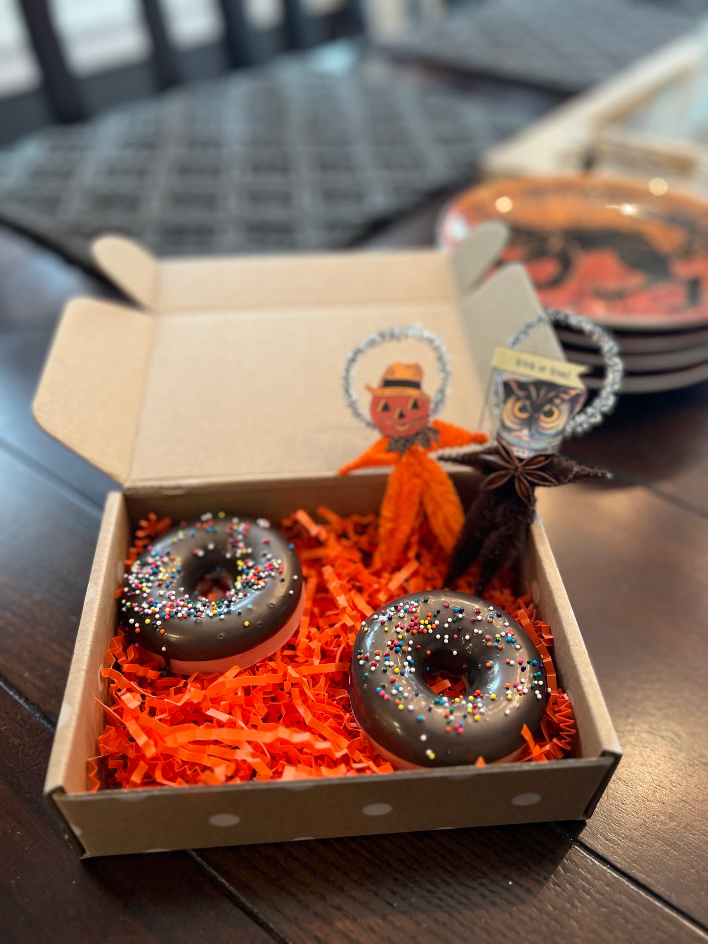 Halloween/Fall Shea Butter Donut Soaps Set