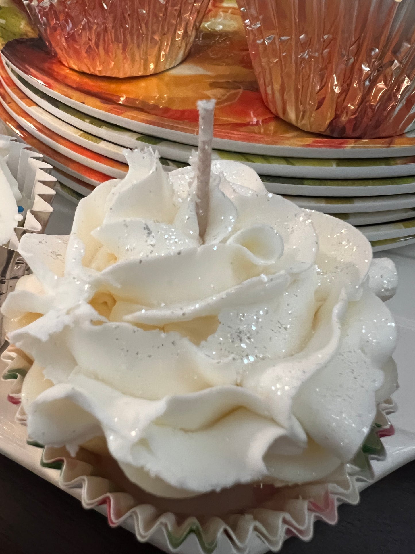 Frosted Cupcake Candle Votive