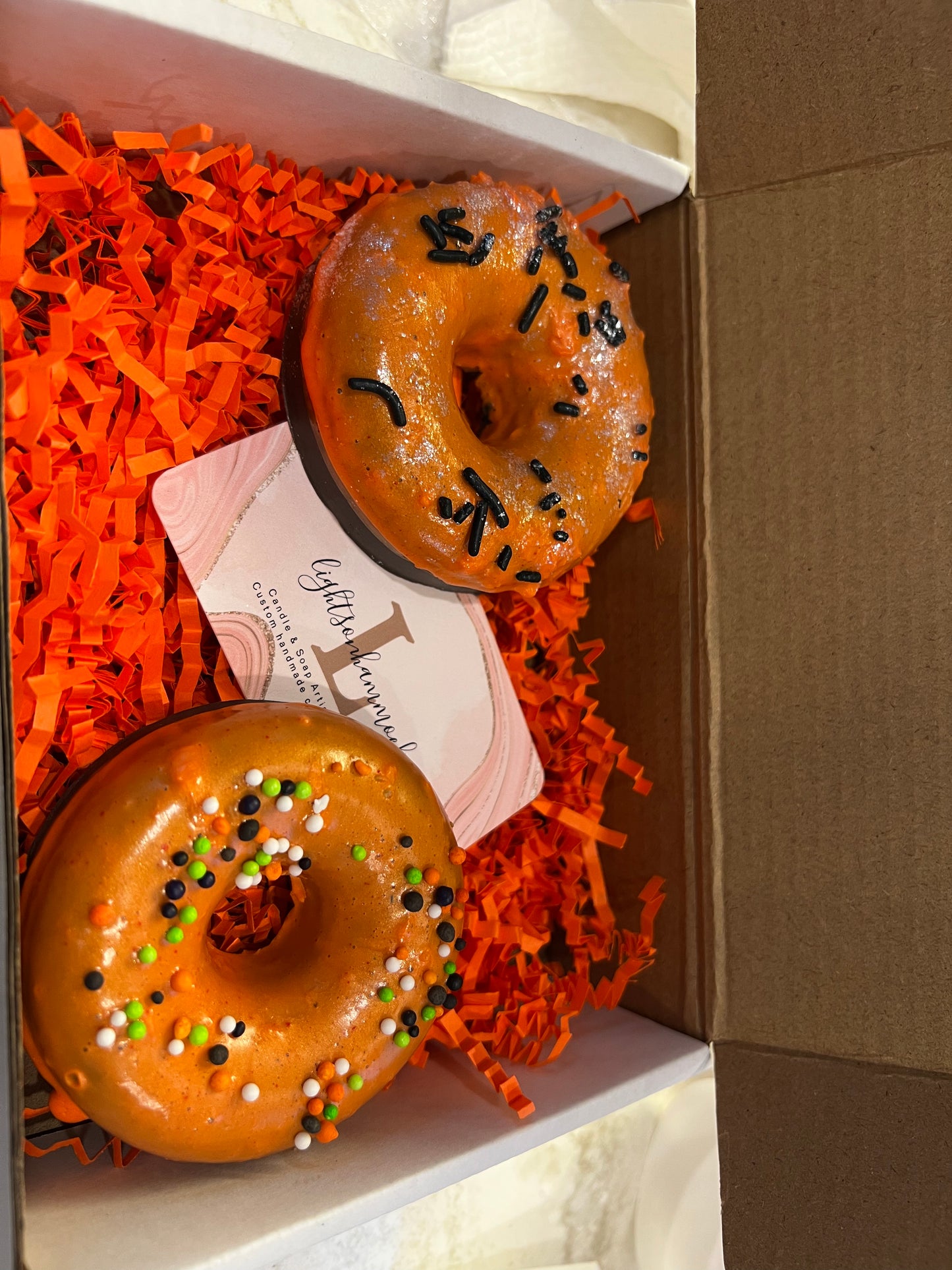 Halloween/Fall Shea Butter Donut Soaps Set