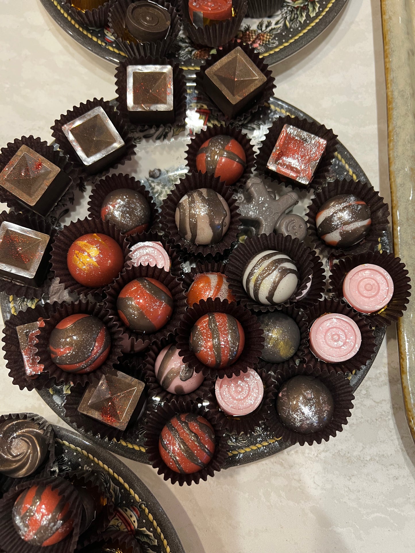 Shea Butter Cherry Chocolate Cordial Soaps