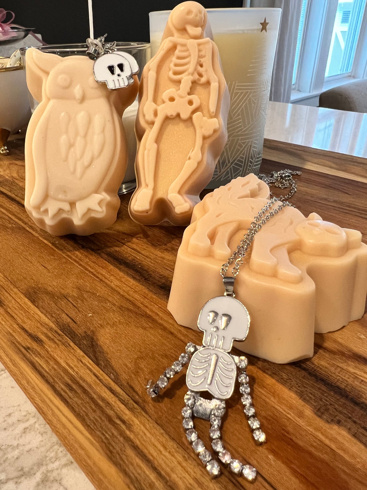 Candy Corn, Cotton Candy, and Granny Smith Apple Shea Butter Halloween Soaps