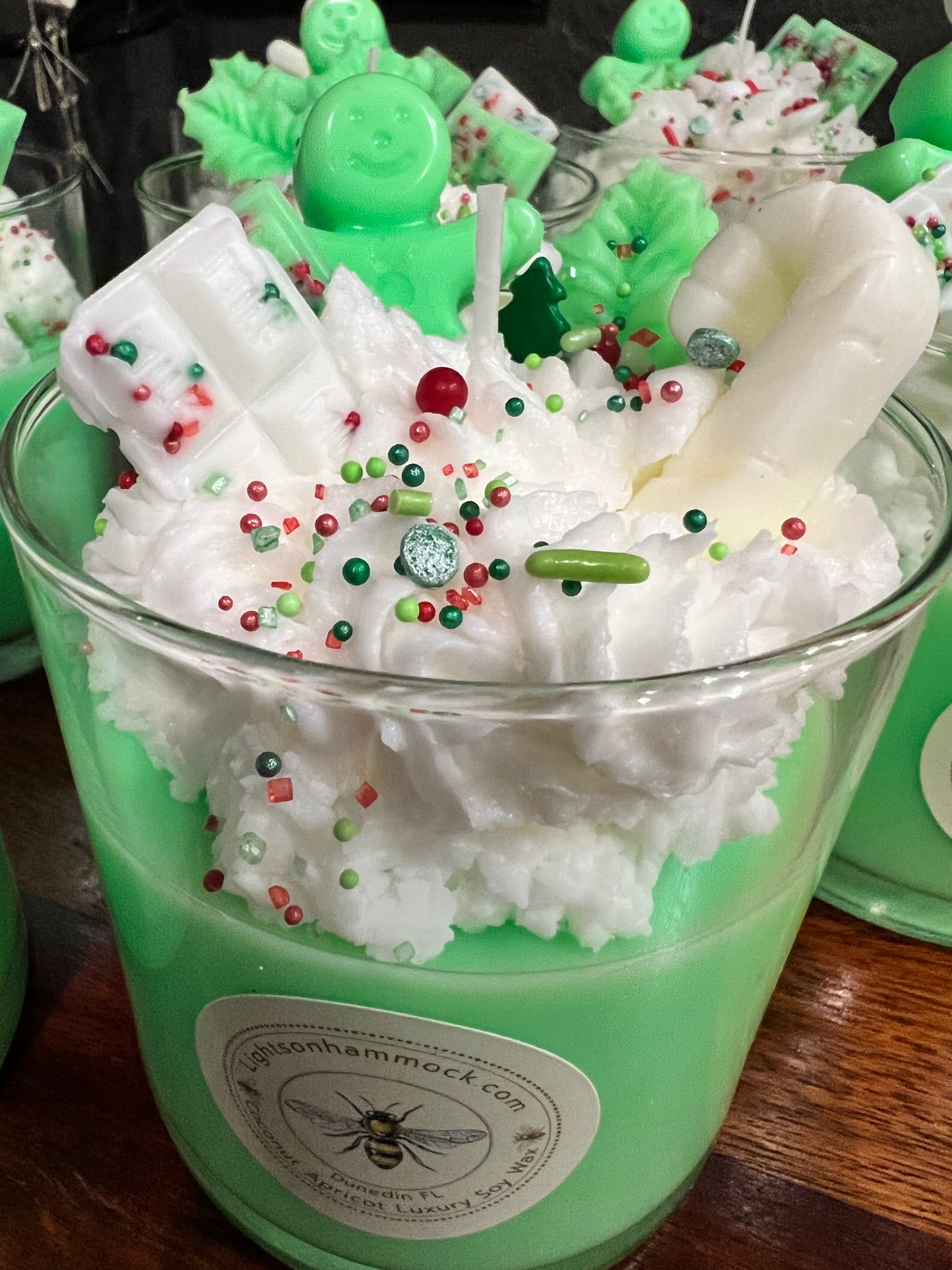 16oz Christmas Mint Dessert Candle