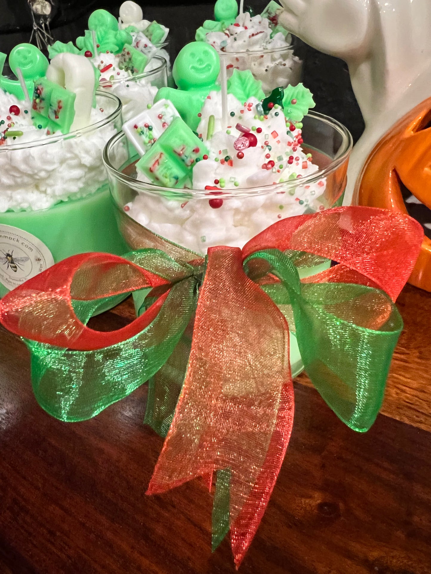 16oz Christmas Mint Dessert Candle