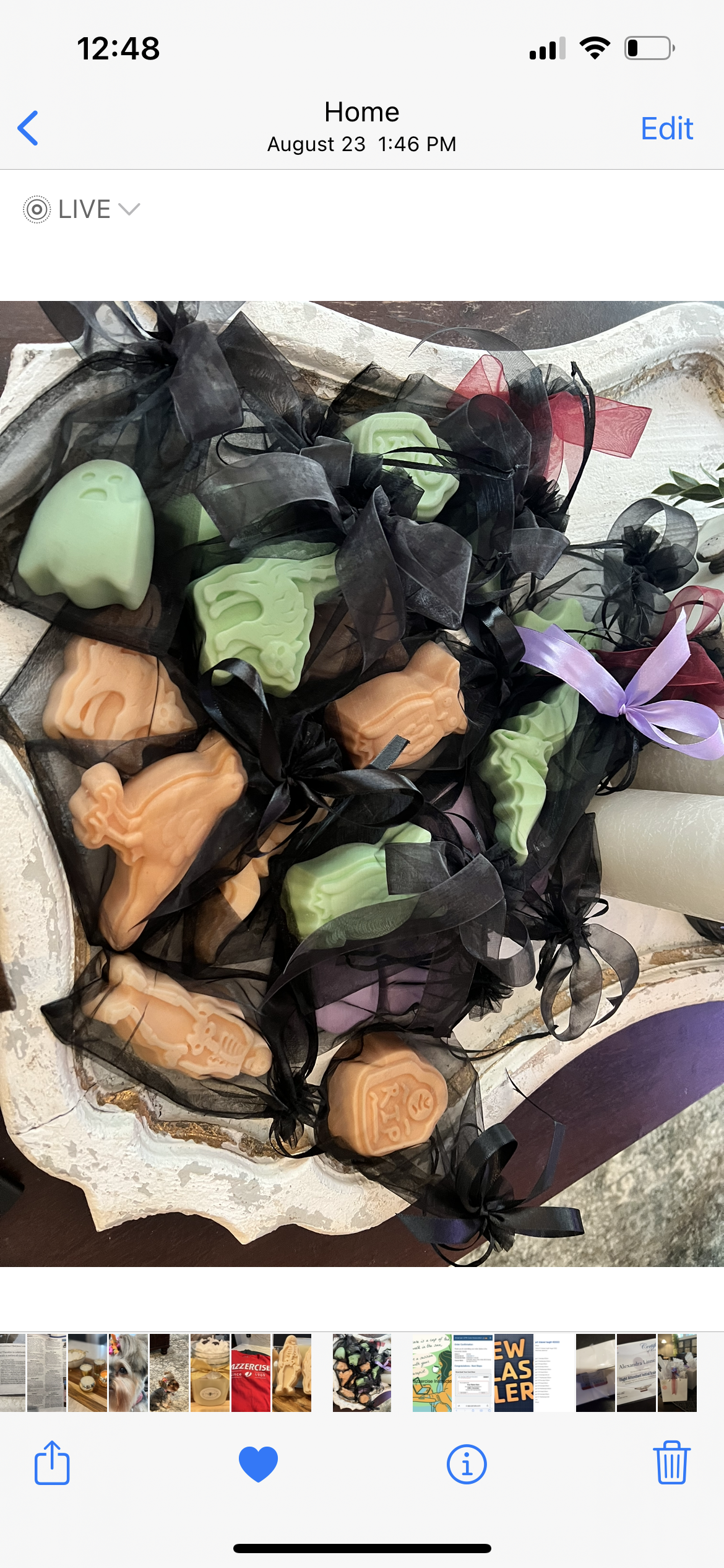 Candy Corn, Cotton Candy, and Granny Smith Apple Shea Butter Halloween Soaps