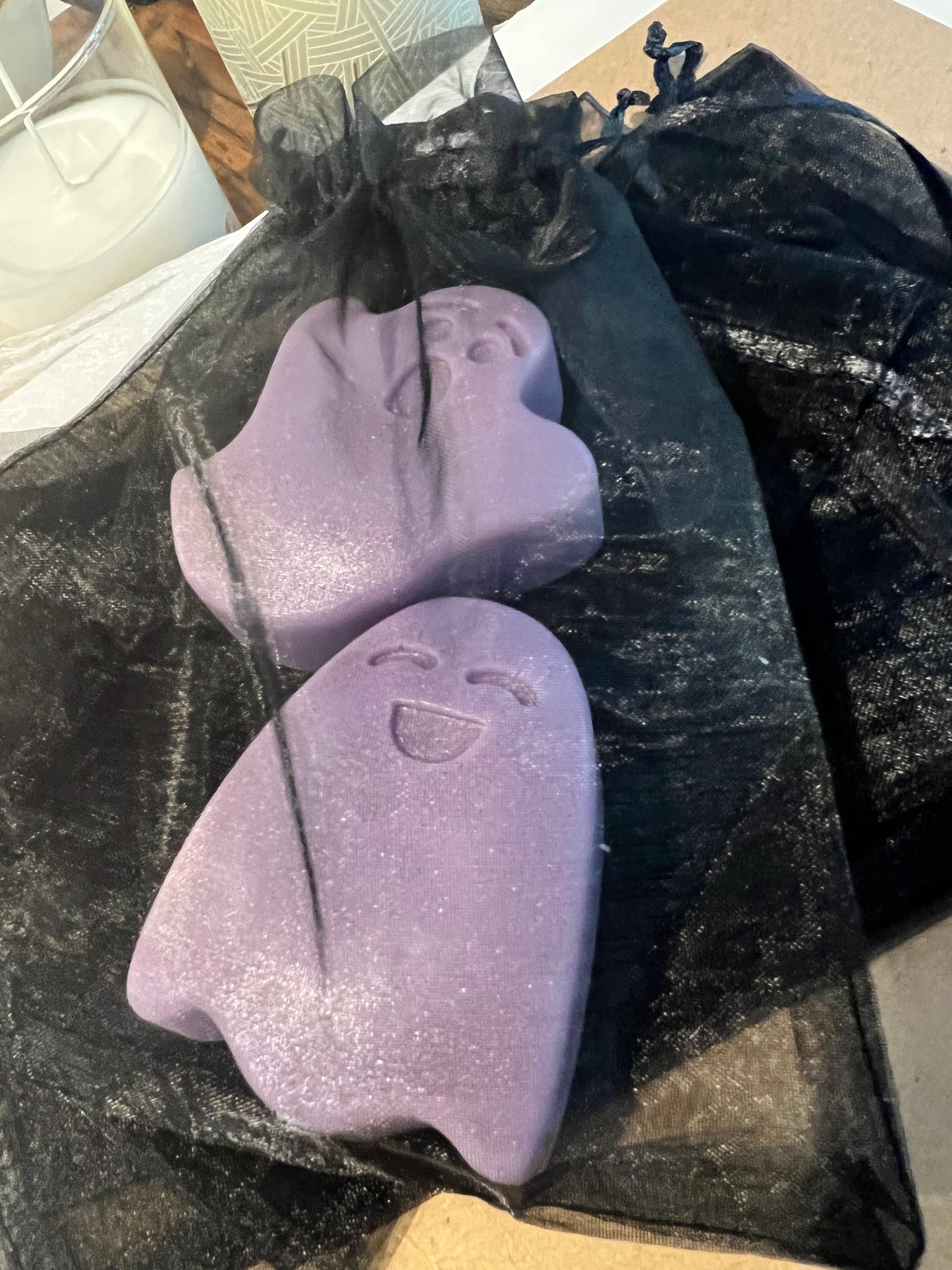 Candy Corn, Cotton Candy, and Granny Smith Apple Shea Butter Halloween Soaps