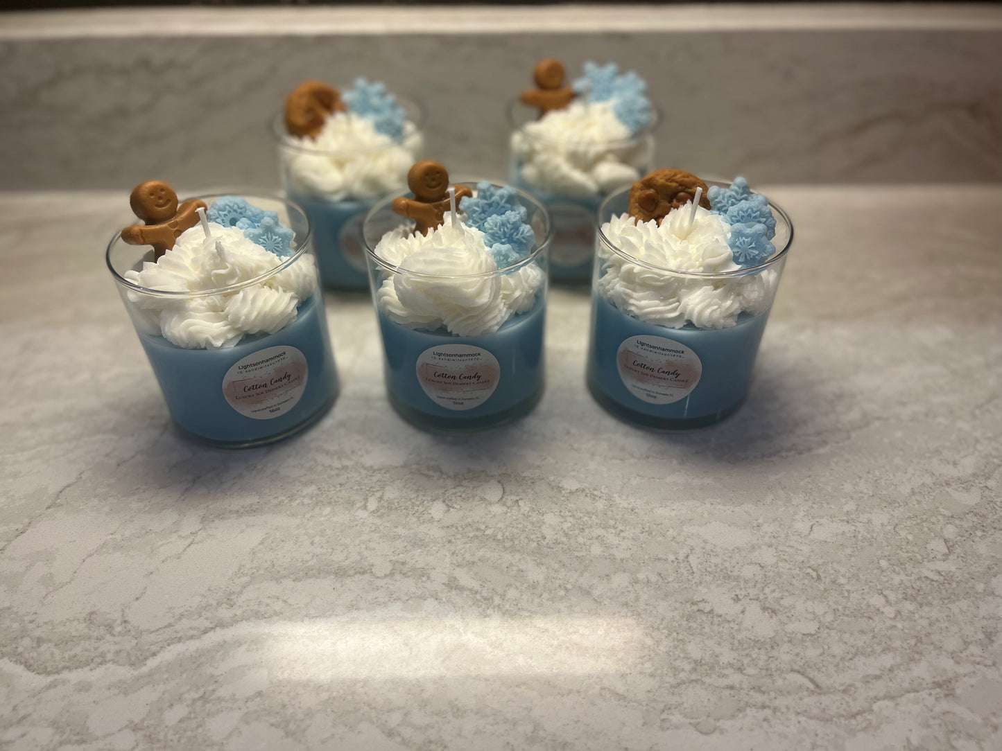 Winter Collection 16oz Cotton Candy Dessert Candle