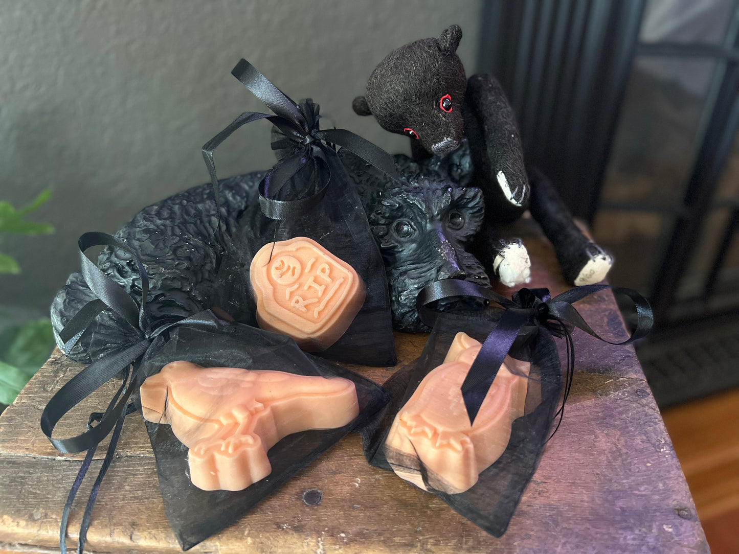 Candy Corn, Cotton Candy, and Granny Smith Apple Shea Butter Halloween Soaps