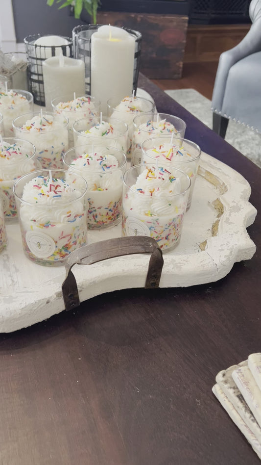 16 Ounce Funfetti Confetti Birthday Dessert Candles