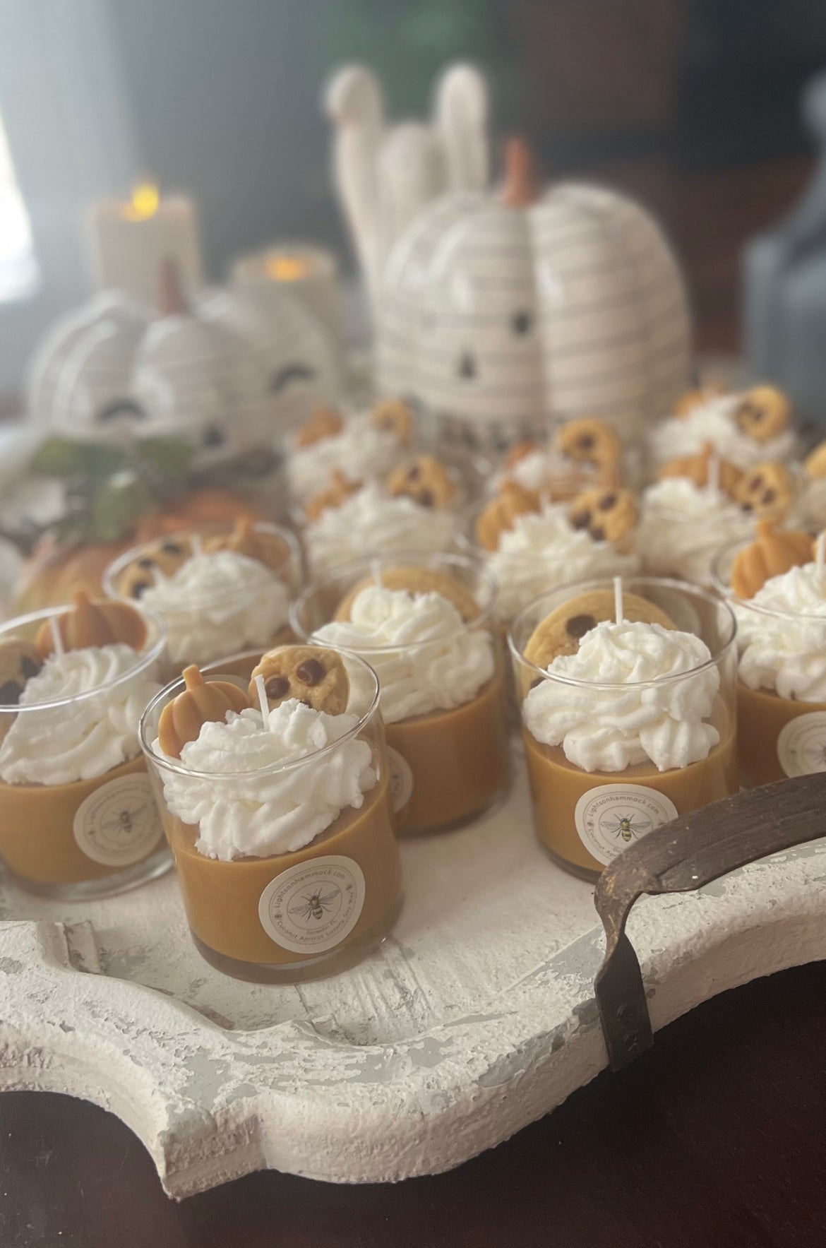 16 ounce Caramel Pumpkin Dessert Candle