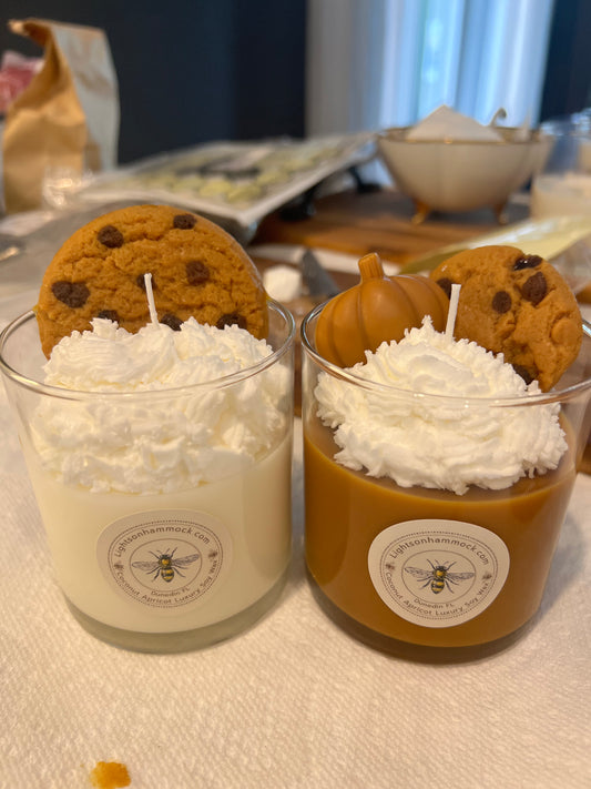 16 ounce Caramel Pumpkin & Cinnamon Apple Dessert Candles